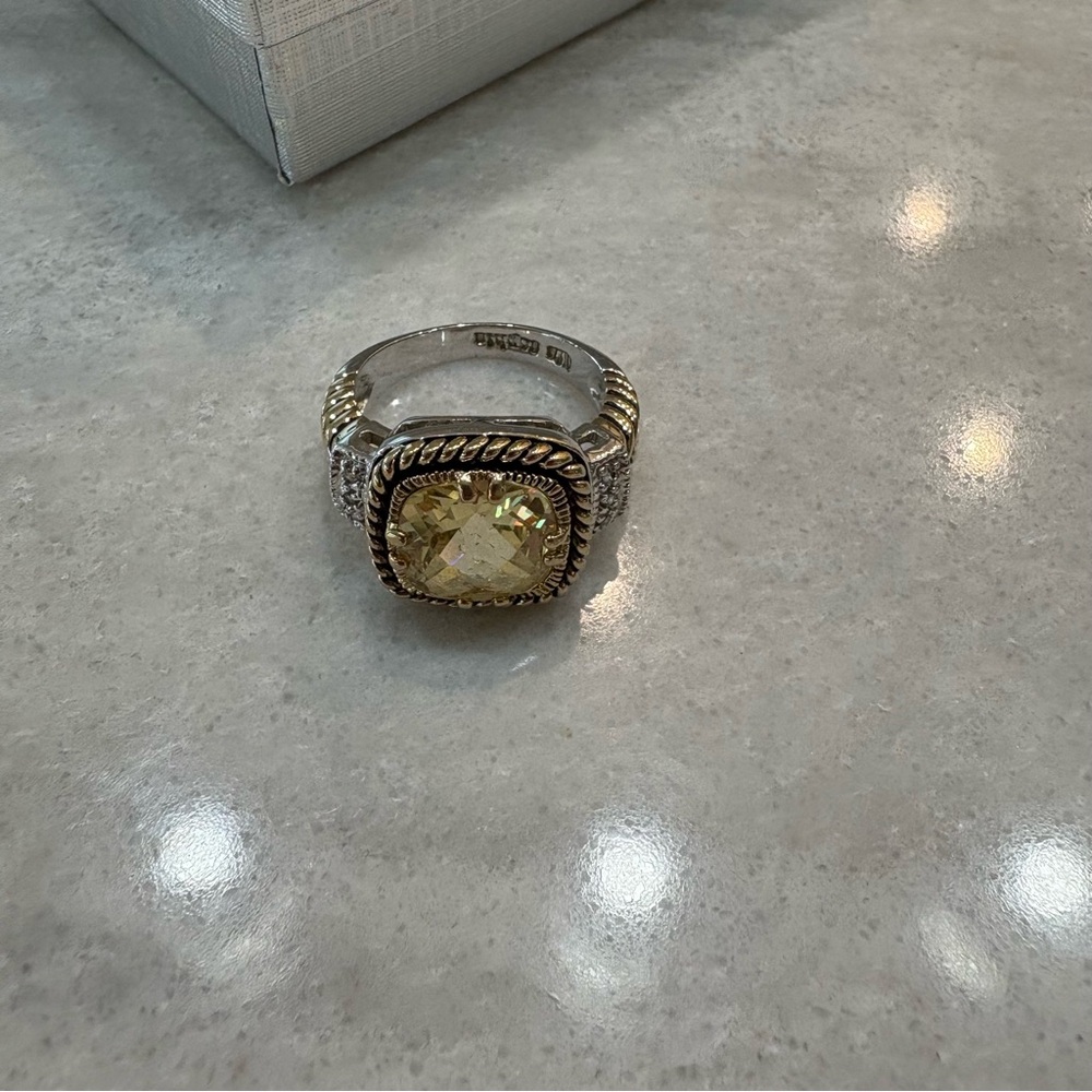 Lia Sophia citrine ring